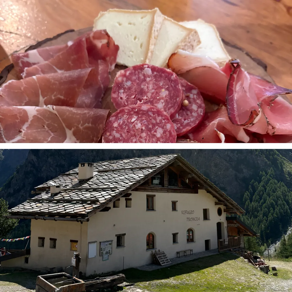 E-bike e aperitivo con vista al Rifugio Troncea