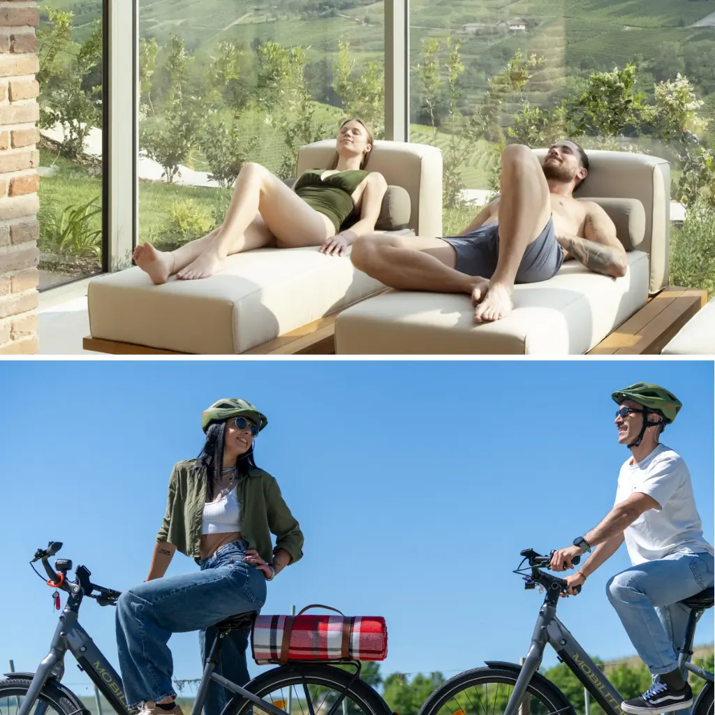 Flavours and Wellness in E-Bike: Picnic in the Vineyard & SPA Experience