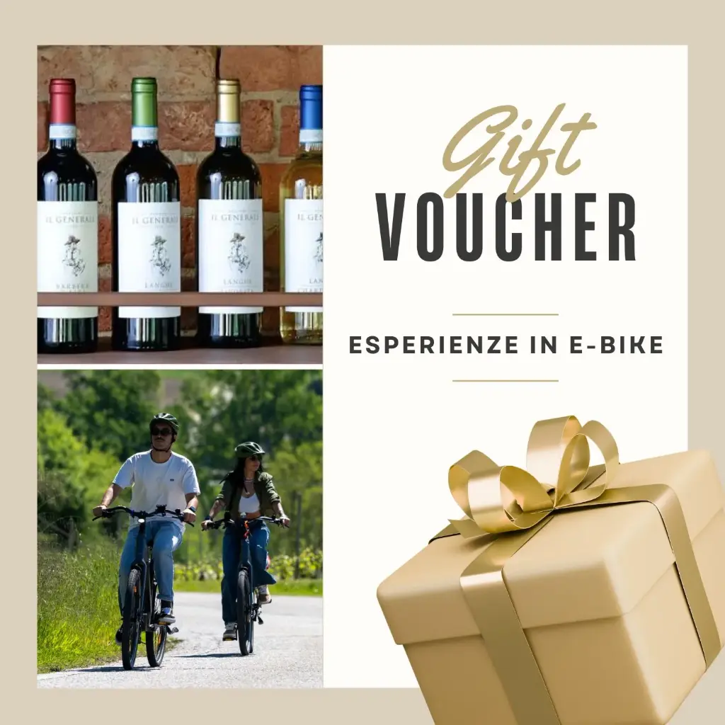 Giftcard - Esperienze E-bike (E-bike, Vini e Sapori di Langa)